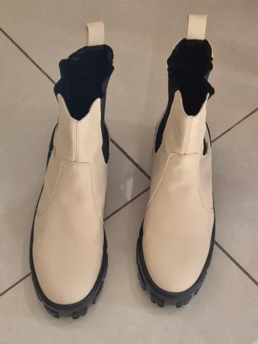 Bota Cano Baixo OffWhite