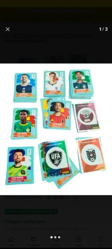 Kit 200 Figurinhas copa 2026 sem repetição aleatórias 