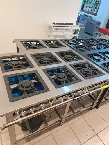 Ac fogão inox 6 bocas 40x40 Venâncio