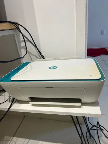 Impressora hp azul 