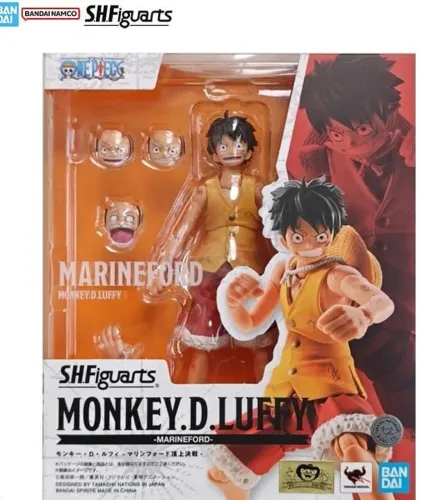 Luffy Marineford - S.H.Figuarts Bandai - NOVO<br>