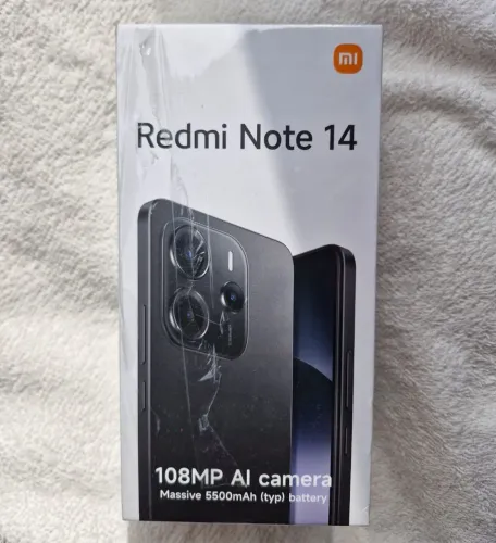 Redmi Note 14 novo na caixa