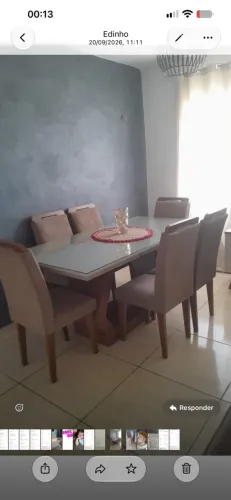 MESA DE JANTAR COM 6 CADEIRAS