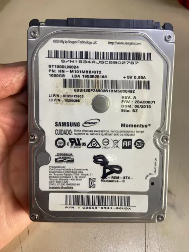 Hd de 1tb Samsung 