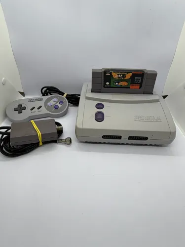 Super Nintendo Baby Original Funcionando + Controle Original + Cabo RF + Sonic Blast Man