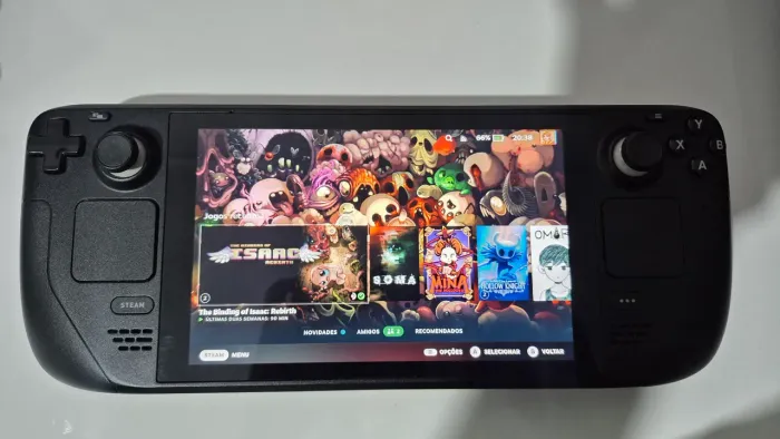 Steam Deck LCD 256gb + 128gb MicroSD + Acessórios