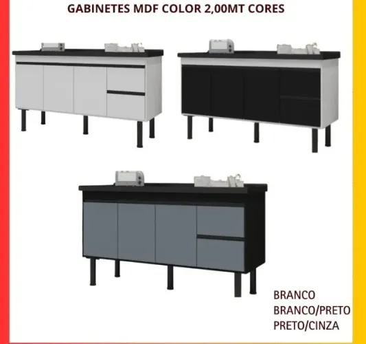 Vendo Gabinetes de Pia em MDF novos na caixa  da Marca Primatto vários tamanhos e cores 