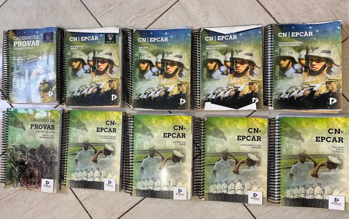 Livros preparatórios Colégio Naval e EPCAR