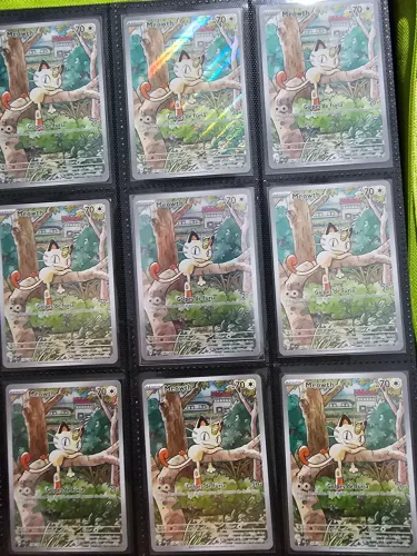 Kit cartas pokemon meowth