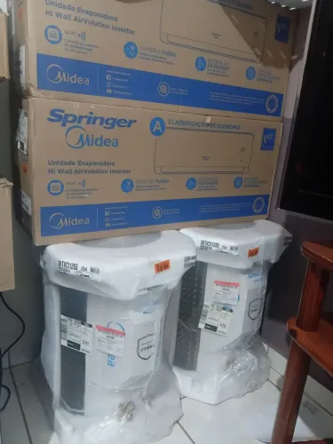 Ar springer midea 12.000 conecta com Wi-Fi Zero na caixa com NF VALOR POR UNIDADE