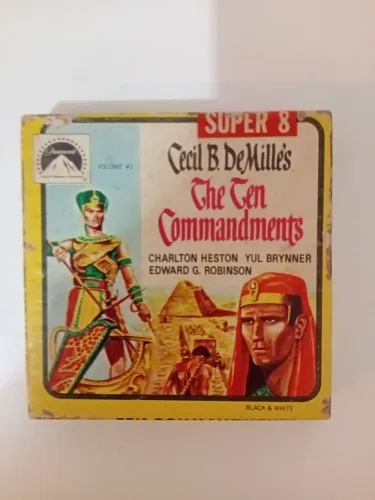 Filme Super 8 Os 10 mandamentos ( colecionismo)