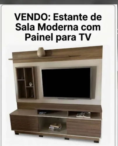 Estante de sala moderna