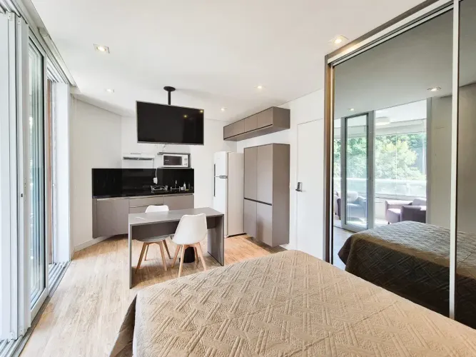 Apartamento mobiliado para locação na Bela Vista Conforto, Lazer e Excelente Localização