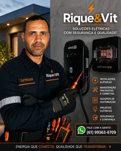 Eletricista profissional/ instalação e manutenção e reparos em instalação elétrica