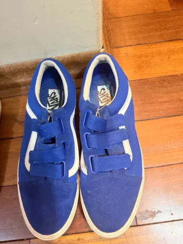 tênis vans old skool v azul 44