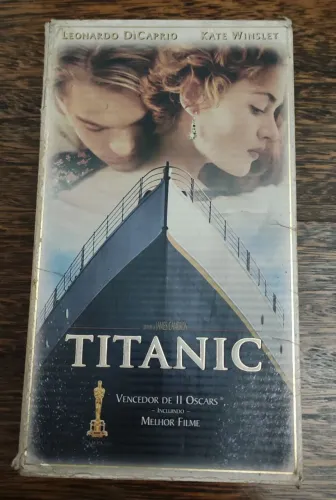 Titanic VHS Original Completo 2 Fitas - Colecionador