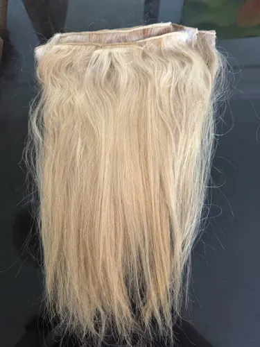 Aplique Cabelo Tic Tac Loiro 40cm - 140g