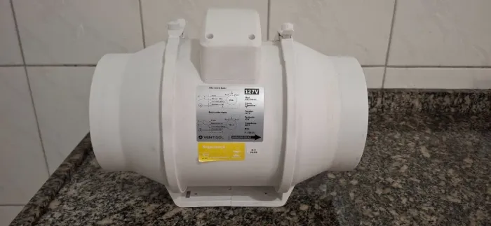 Exaustor Axial In-Line Turbo Ventisol EXL150 - 150 mm