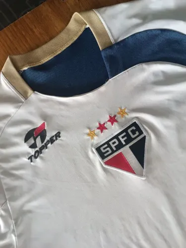 Camisa Original 2005 São Paulo FC Topper Branca Treino Tamanho M SPFC 