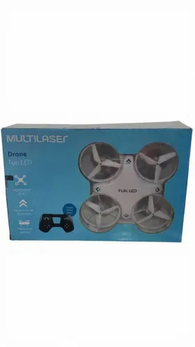 Drone Fun Led Multilaser ES354-30M Com Controle Remoto