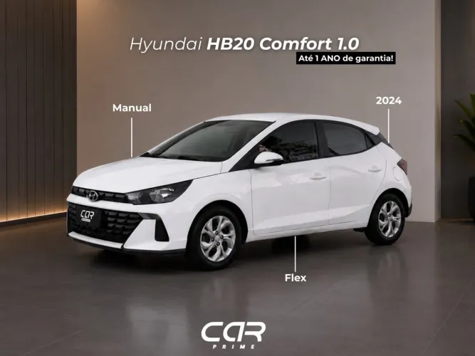Hyundai HB20 Comfort Plus 1.0 Flex 12V Mec. 2024