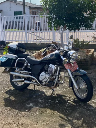 Shineray XY 250 Custom 2011 - Completa com Baús e Bolha Para Mecânico ou Projetos