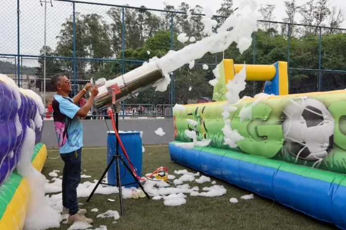 Canhão de Espuma para festas e eventos