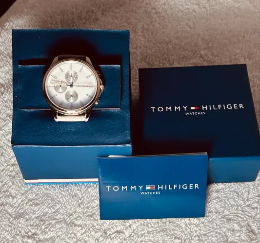 Relógio Tommy Hilfiger Feminino Rosé Couro (Original / Na Caixa)