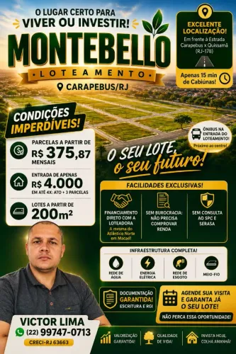 Loteamento Montebello em Carapebus 