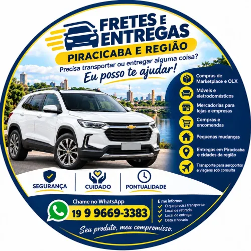 Fretes e Carretos | Piracicaba e Região