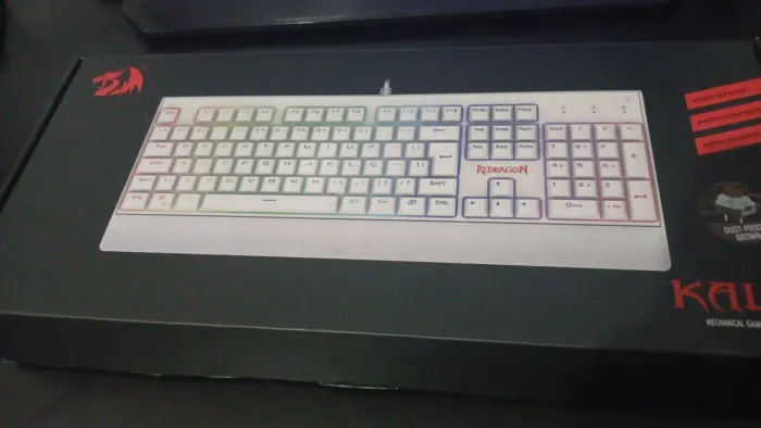 Teclado Gamer Reddragon Kala Mecanico Switch Marrom