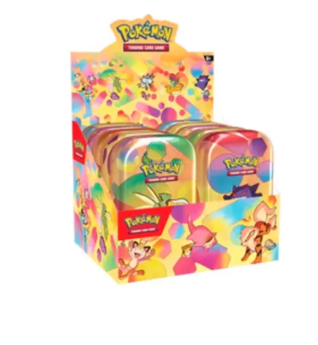 Caixa de latas mini tin MEW 151 VAZIAS inglês