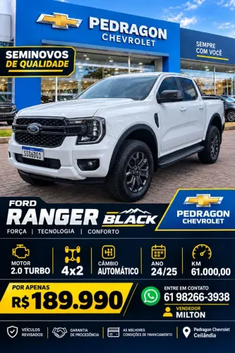 Ford Ranger Black 2.0 4X2 CD TB Diesel Aut. 2025