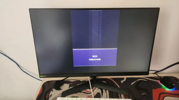 Lg ultragear 24" 180hz com defeito