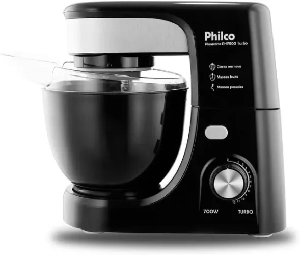 Batedeira Planetária - Philco PHP500 Turbo, 220V - Massas, Claras e Muito mais