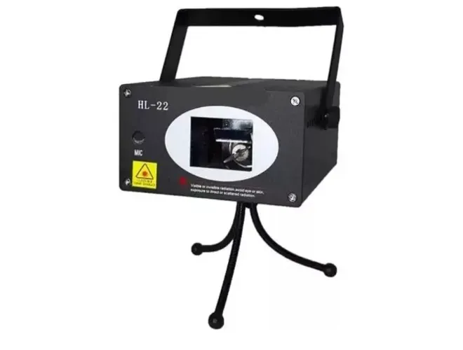 Projetor Laser Holografico Dj 250mw Sensor Som Verde Vermelho Bivolt