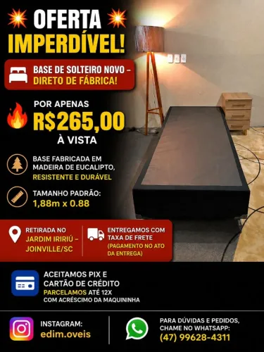 Base de solteiro nova!