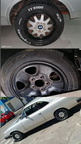 Vendo rodas de BMW aro 15 furação 5x120! 