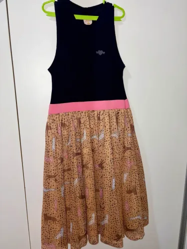 Vestido infantil oncinha Tam 12