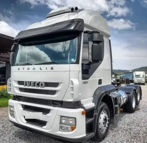 iveco stralis 420 branco - cavalo mecanico - 6x2