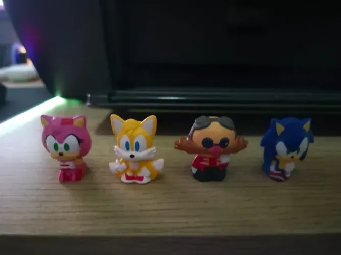 Bonecos miniatura Sonic Cacau Show - 2026