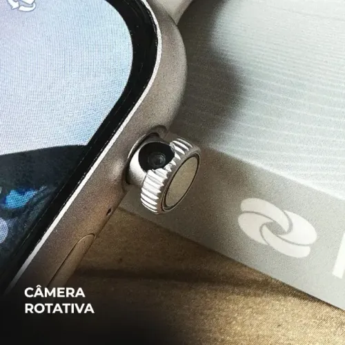 Relogio Smartwatch Horizon Lite+ AndrIos Chip Gps Câmera Preto com pulseira Preta Wearzone