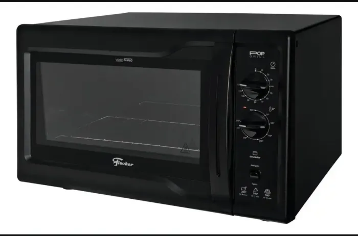 Forno Elétrico de Bancada Fischer Pop Grill 44L Black (220V)