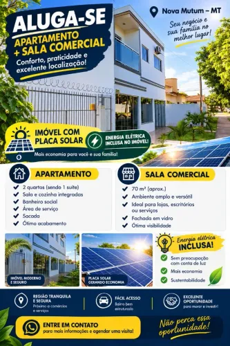 Apartamento + Sala Comercial