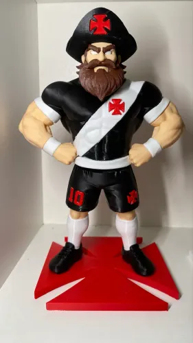 Mascote do Vasco da Gama em impressão 3D