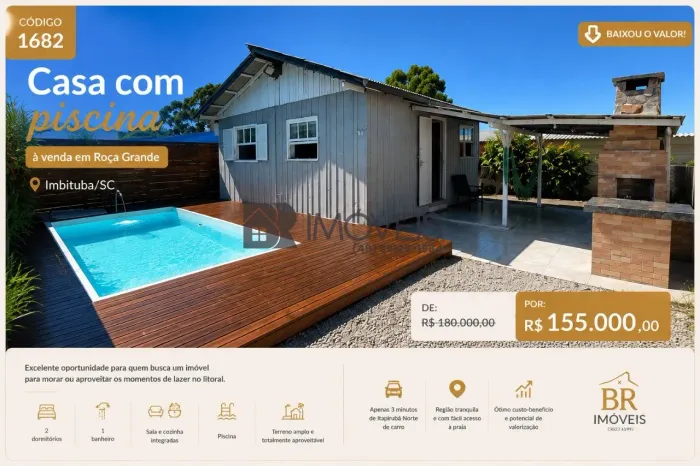 Casa com Piscina à Venda Bairro Roça grande