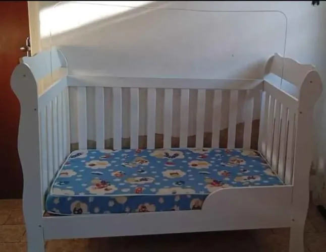 Berço Infantil Branco - Pouquíssimo Uso - Ótimo Estado