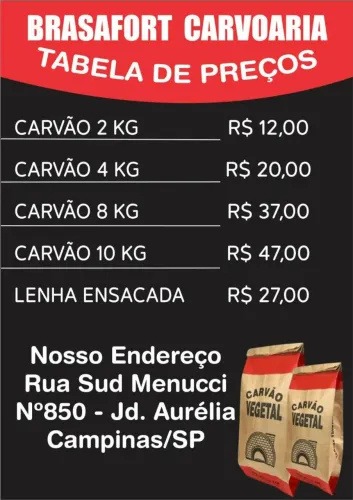 Carvão pra comerciantes e revendedores 