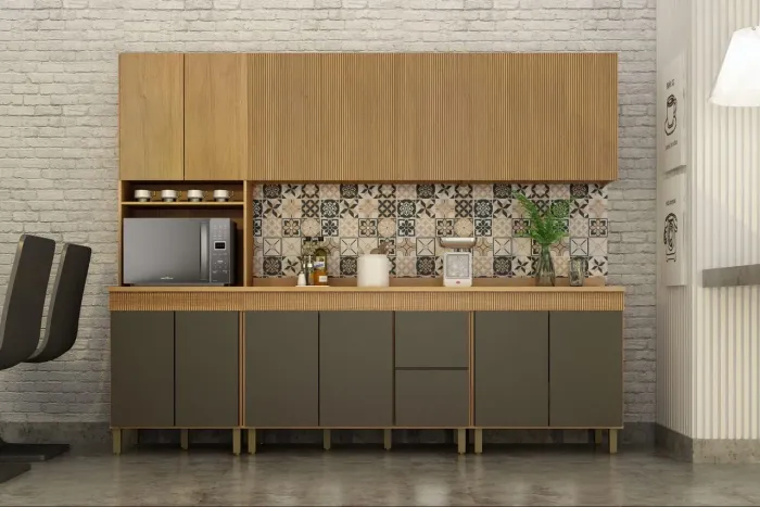 Cozinha modulada Dakota Valdemoveis, 5 Peças - Entrega Imediata;