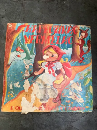 LP Chapeuzinho Vermelho e Outras Histórias e Canções - Vinil Infantil Antigo